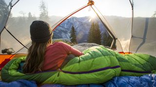 how to keep your tent clean while camping: waking up in a clean tent