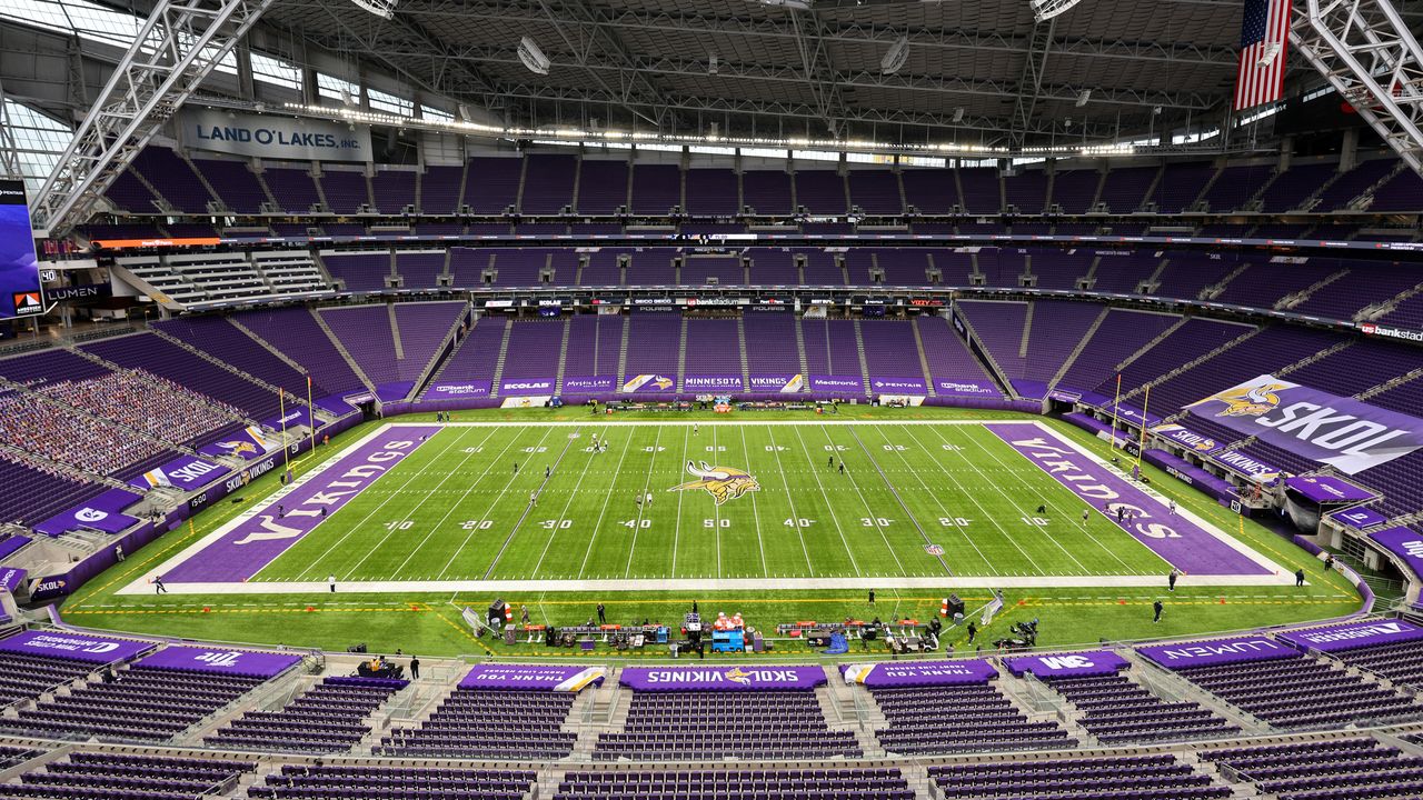 A general view of the Minnesota Vikings&#039; U.S Bank Stadium in Minneapolis