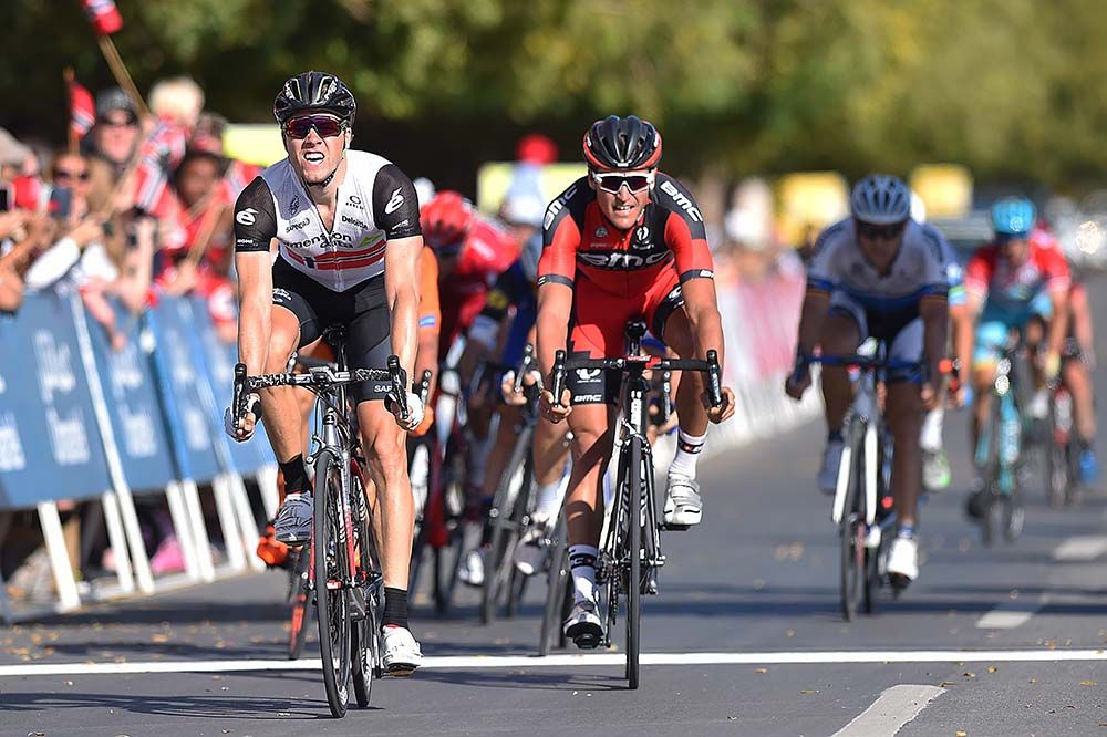 Edvald Boasson Hagen (Dimension Data) was faster than Greg van Avermaet (BMC)