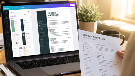 Resume with Canva