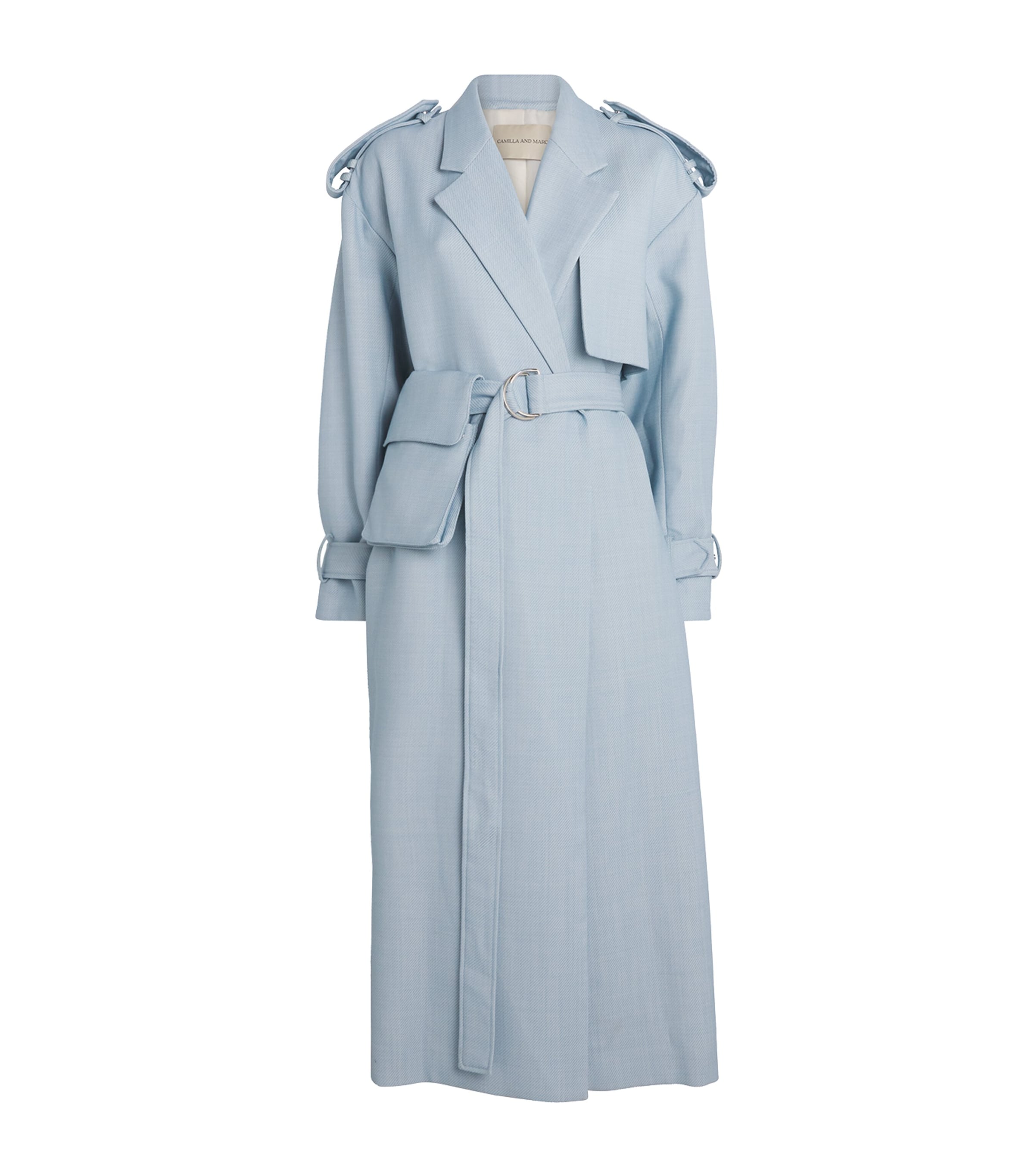 Camilla and Marc Wool-Blend Gehry Trench Coat