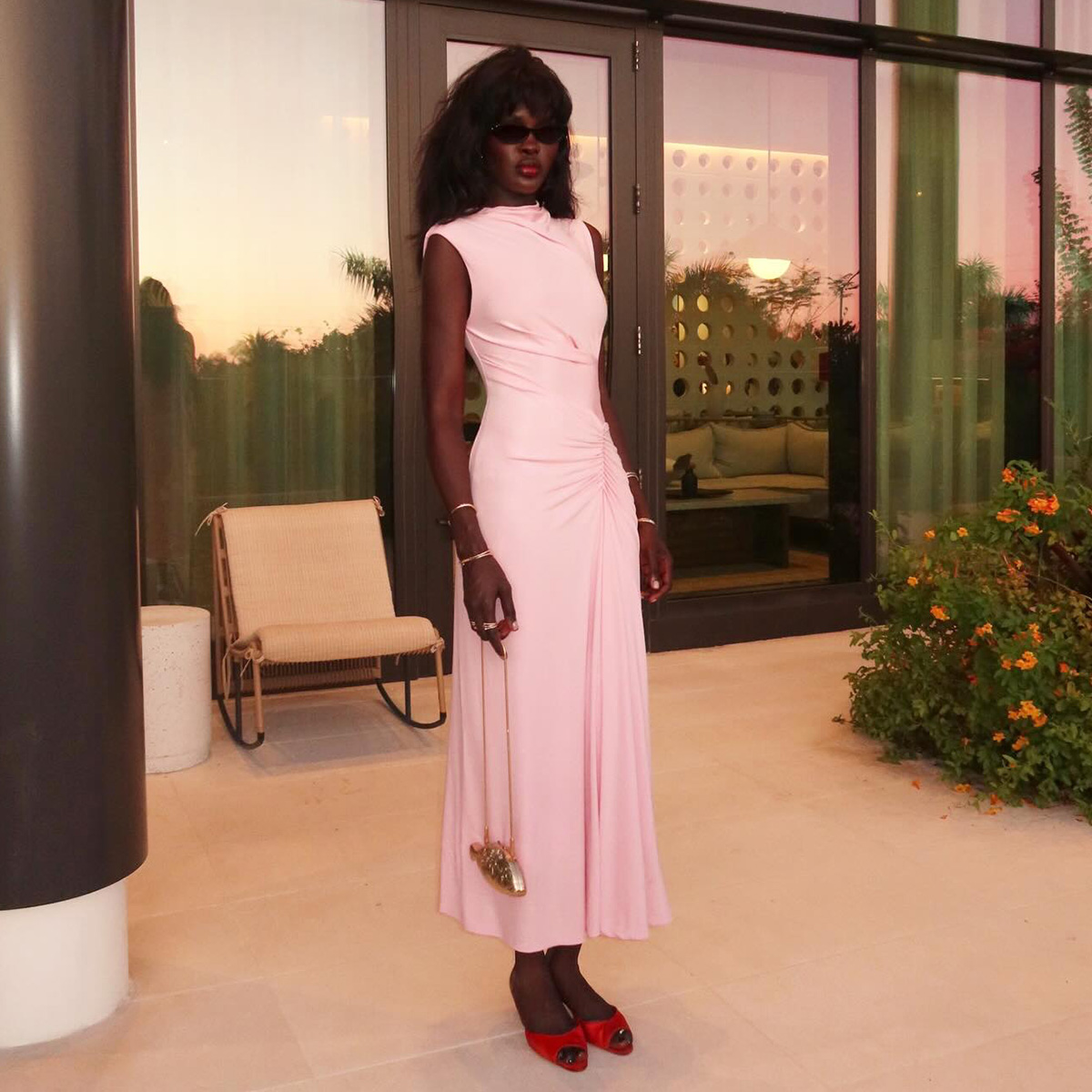 Amy lefevre wedding guest outfit