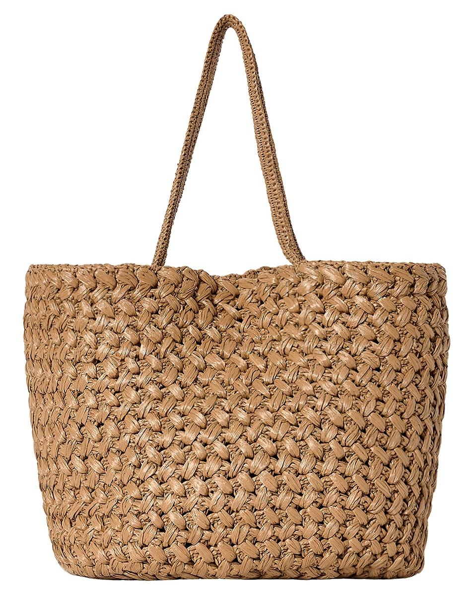 The Row Estelle Two Raffia Large Bag