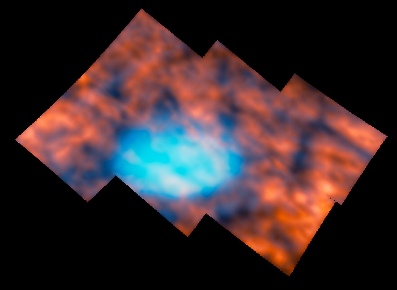El telescopio espacial James Webb detecta formas extrañas sobre la Gran Mancha Roja de Júpiter (imagen)
