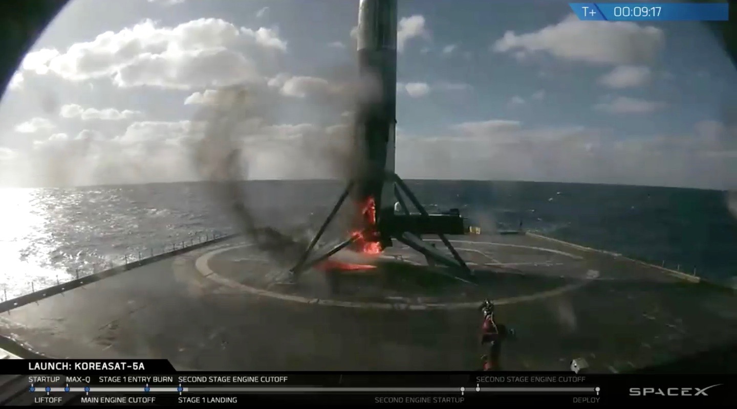 SpaceX Aces Another Rocket Landing After Launching Korean Satellite | Space