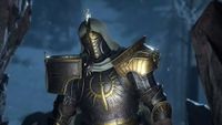 The Paladin class in full armor from the Diablo 4 Lord of Hatred expansion