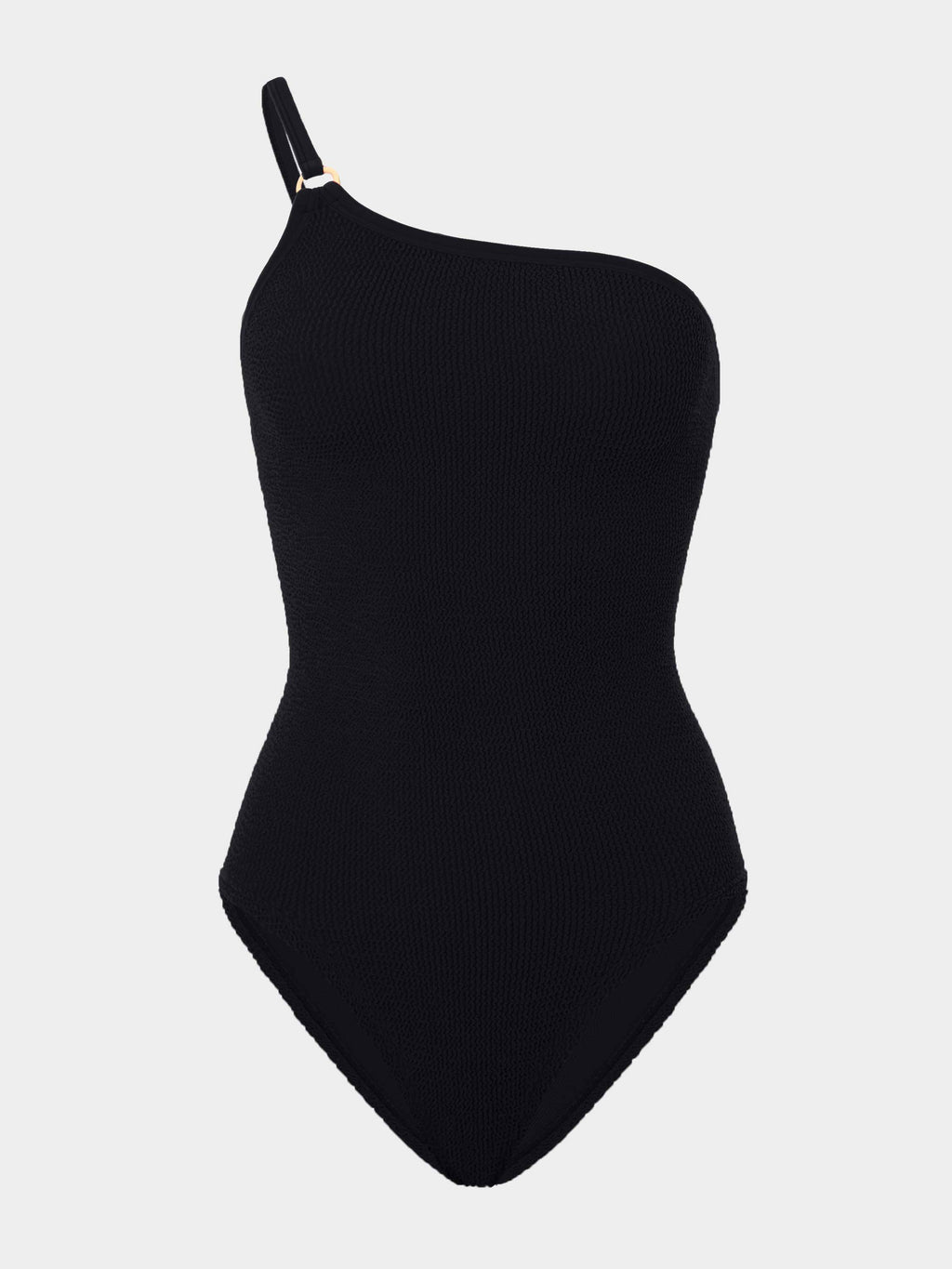 Clara With Gold Hoop Swim - Black