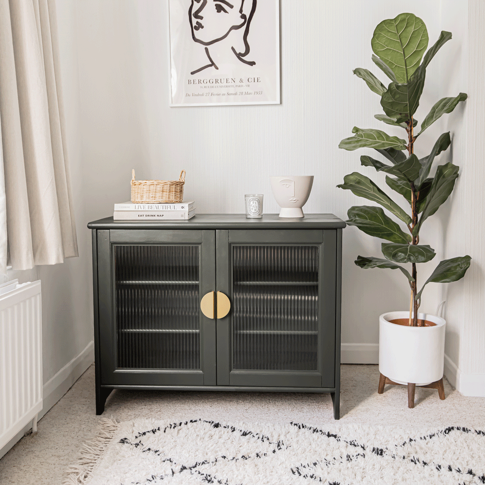 Interiors lover shares budget IKEA cabinet hack with fluted glass film ...