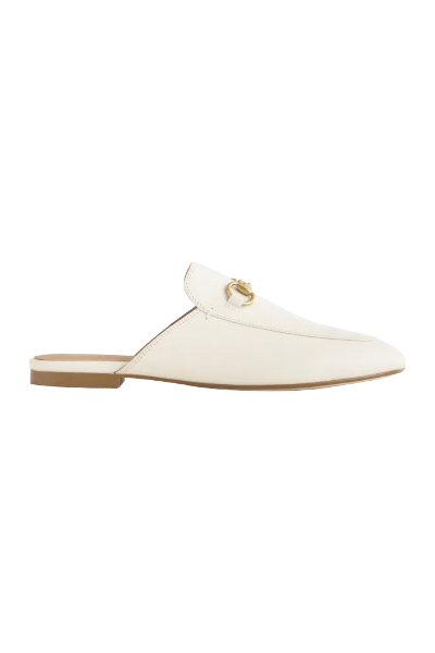 Quince, Italian Leather Horsebit Loafer Mule