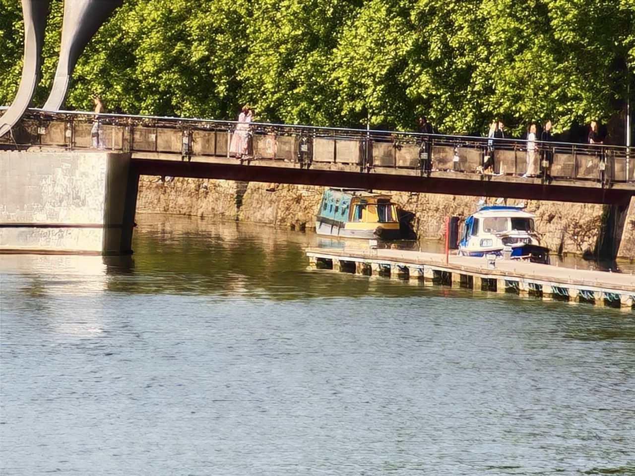 A further zoomed-in shot taken on the Honor 400 Pro 50x featuring a river
