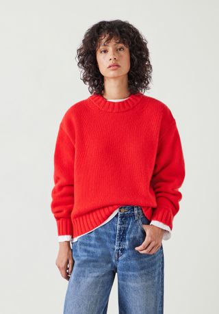 Cora Chunky Cashmere Crew Jumper