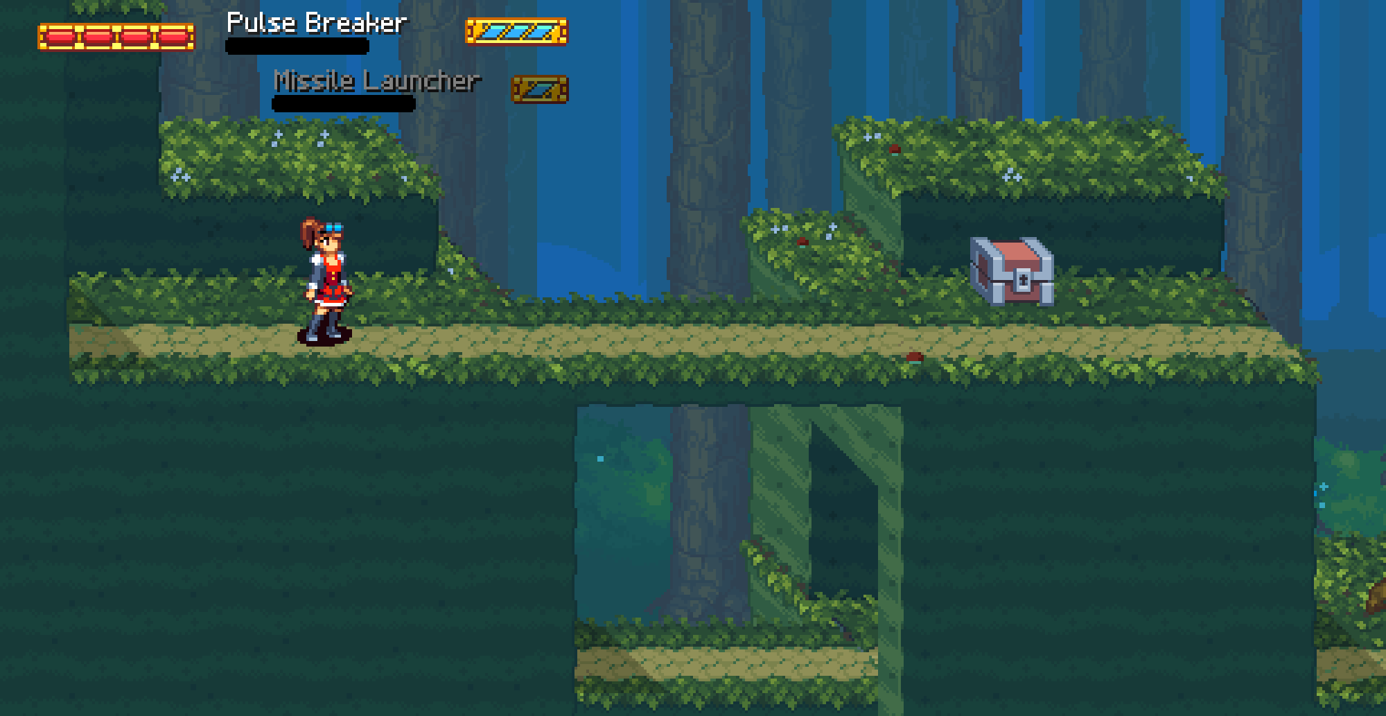 Pixel art examples for a video game