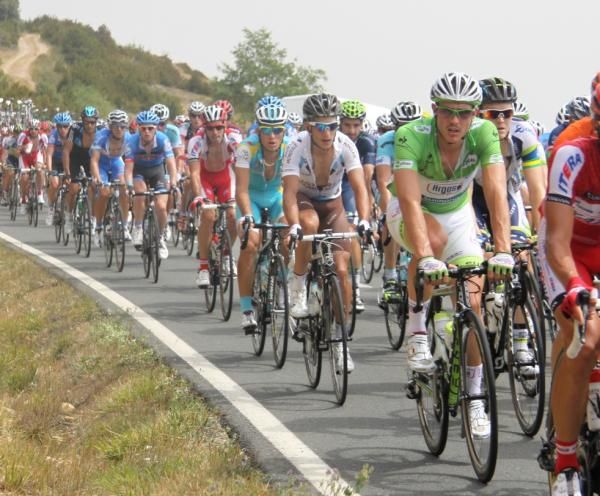 John Degenkolb (Argos-Shimano) riding in green