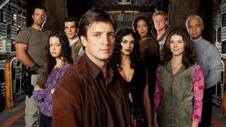The main cast from the TV show Firefly