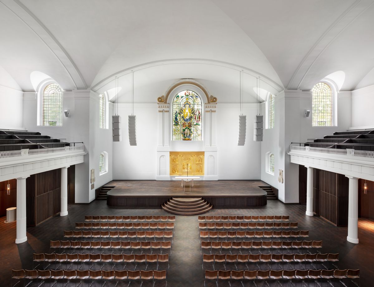 John Pawson heads team to restore St John at Hackney Church Wallpaper