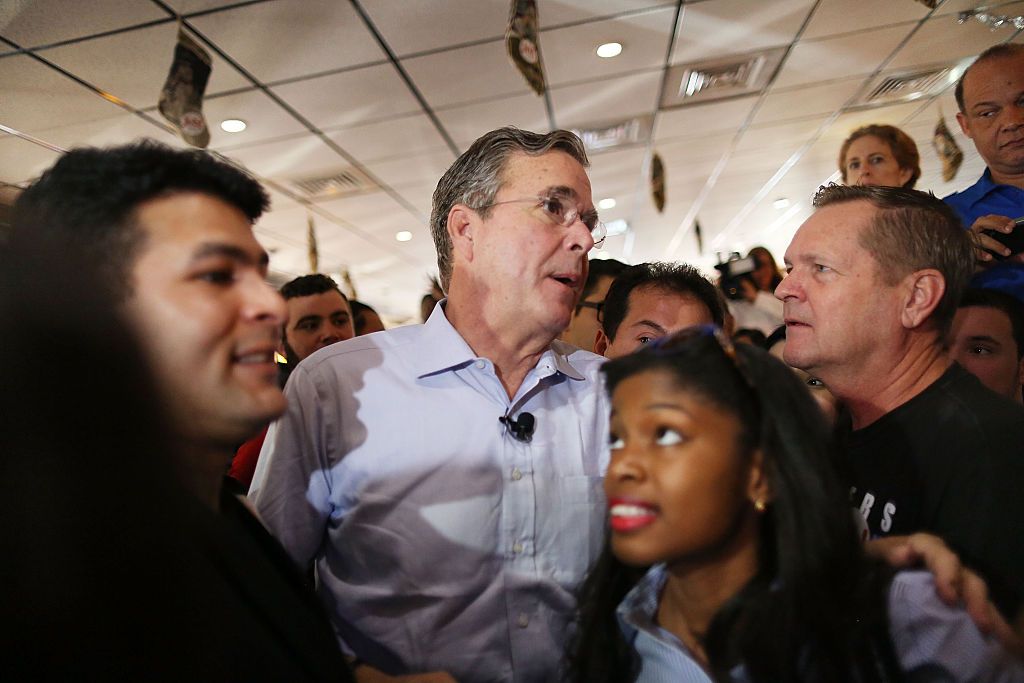 Jeb Bush at a meet and greet