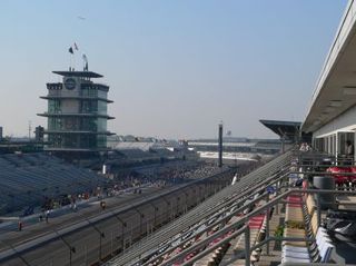 The Indianapolis Motor Speedway, on race day morning, August 6, 2006