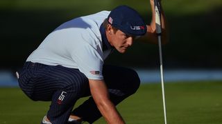 Bryson DeChambeau at the 2018 Ryder Cup at Le Golf National