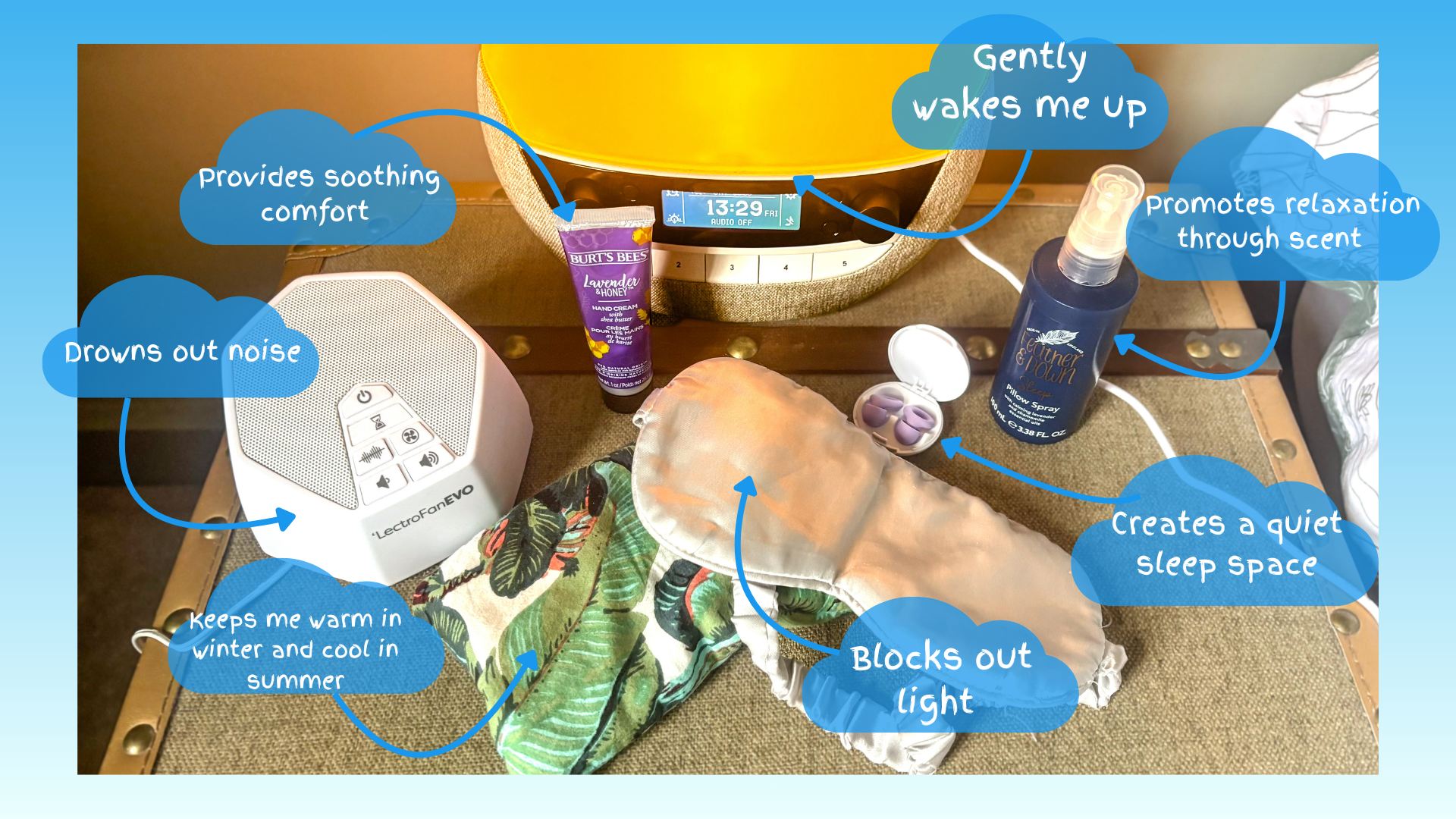 I’ve spent two years testing products that claim to help you fall asleep fast — here are the ones that work so well for me, they have a permanent spot on my nightstand