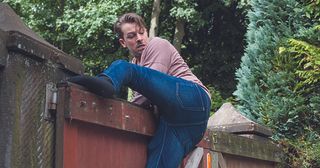 Darren Osborne And Jack Osborne Are Trapped In Their Car by a Vicious Dog in Hollyoaks.