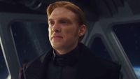 Domhnall Gleeson as General Hux in Star Wars The Last Jedi.