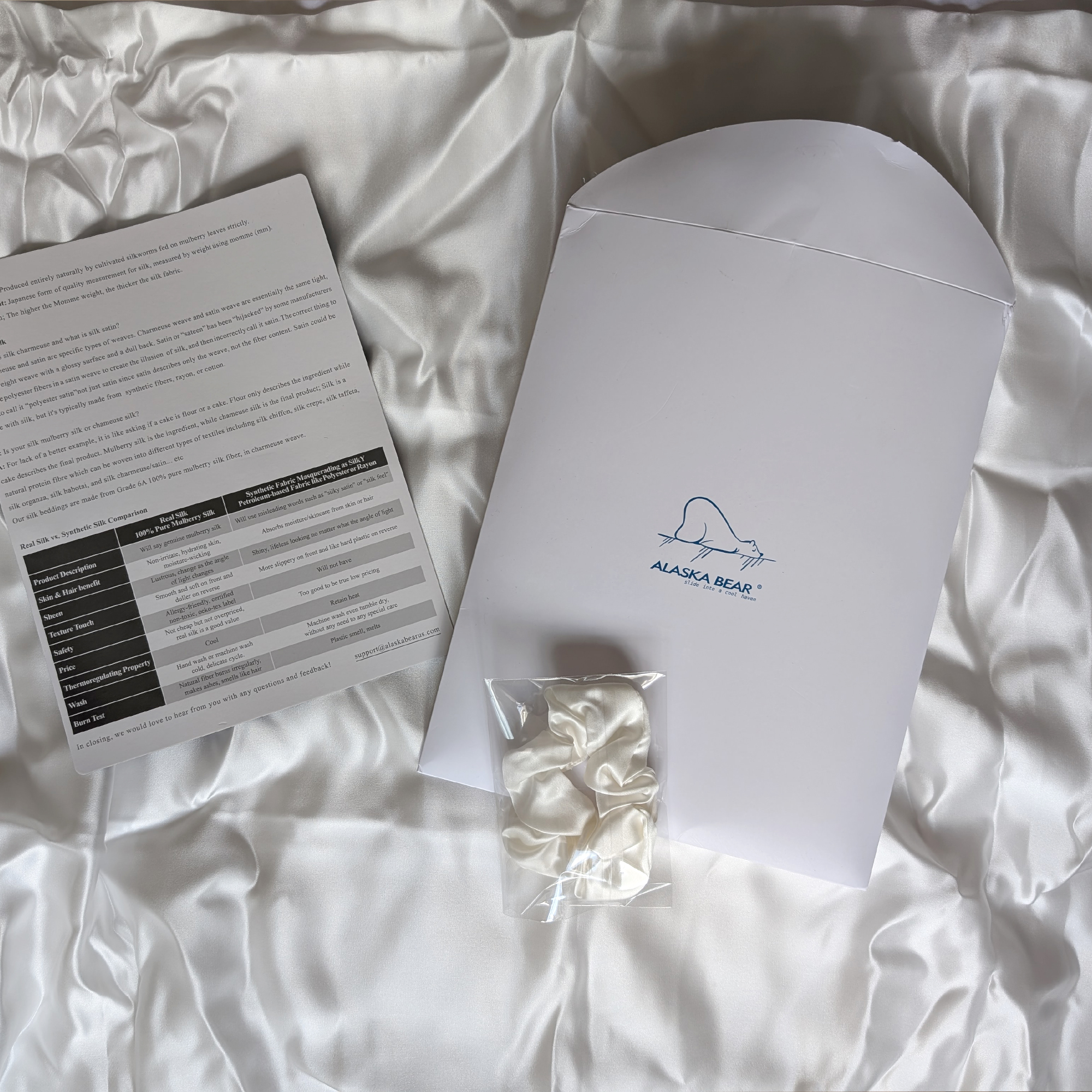 Amazon Alaska Bear Silk Pillowcase review