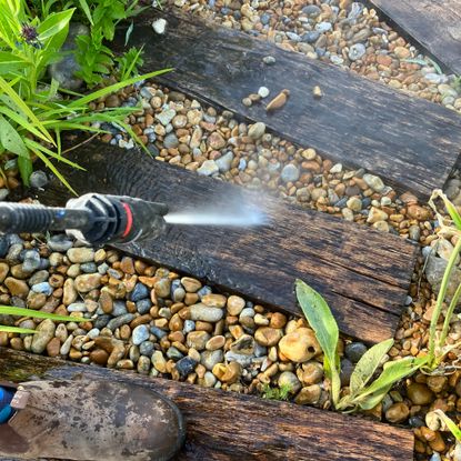 Testing the Bosch Aquatak Pressure washer at home