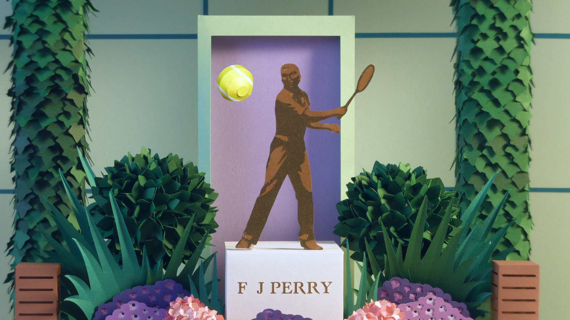 An image from the BBC&#039;s stop-motion Wimbledon animation