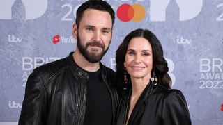 Johnny McDaid and Courteney Cox