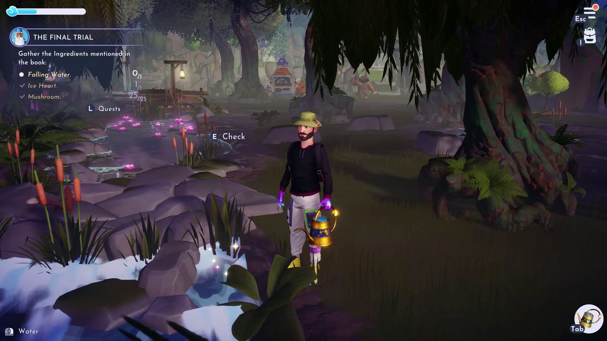 How to get Disney Dreamlight Valley Falling Water and the Ice Heart