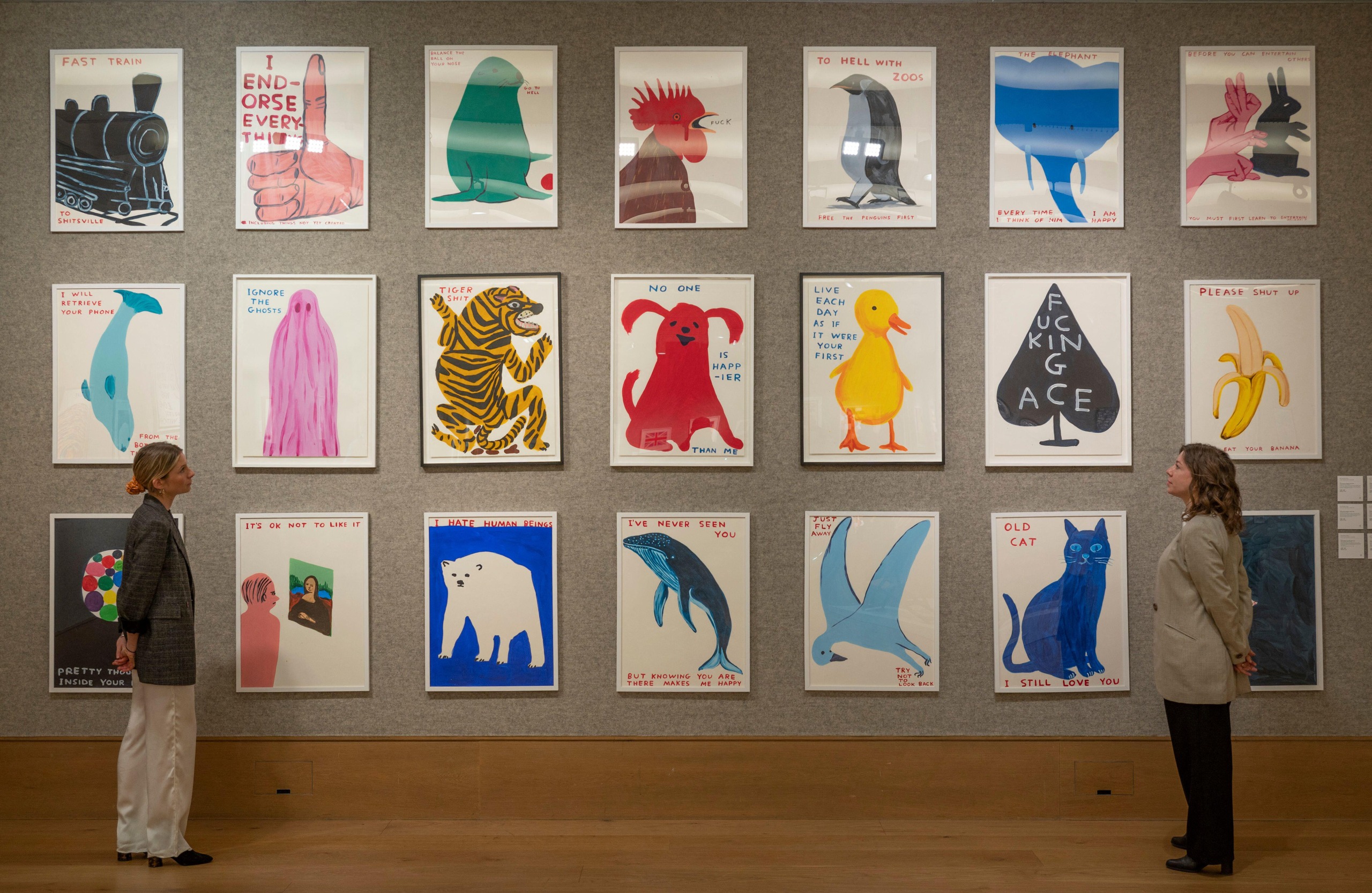 David Shrigley paintings