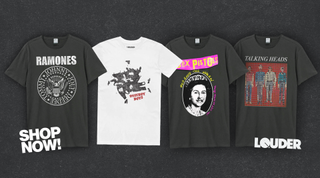 A selection of shirts available in the Louder store