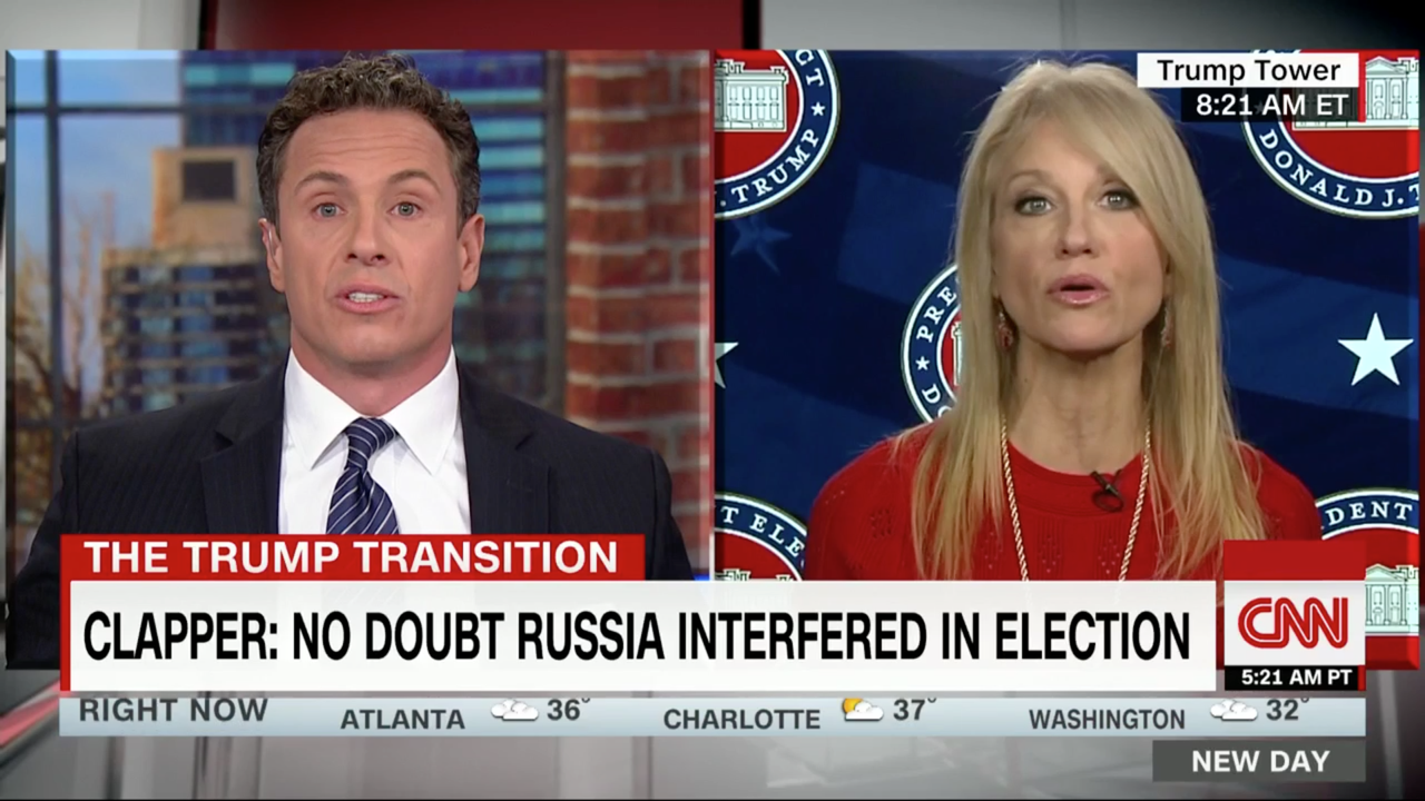 Chris Cuomo and Kellyanne Conway.