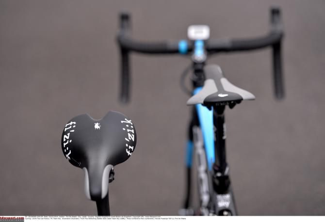 Sky's bikes ready for the mechanics