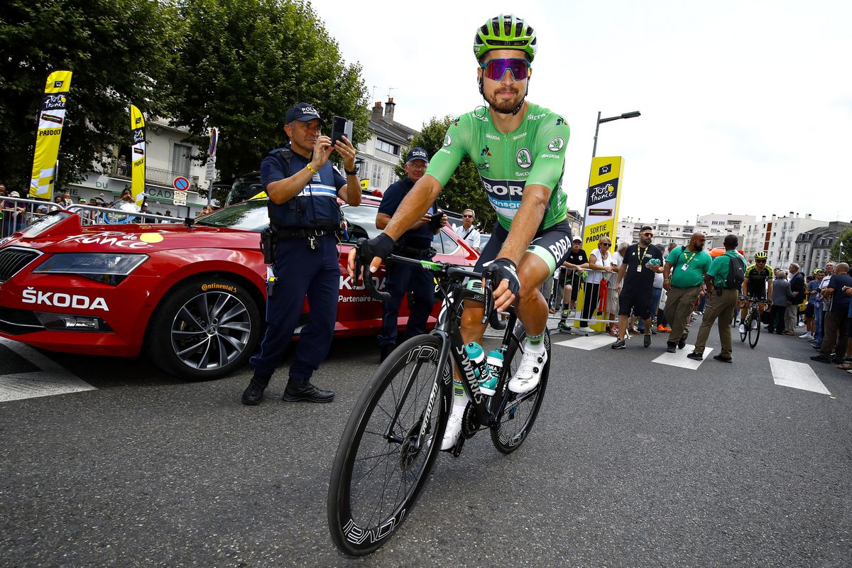 Peter Sagan (Bora-Hansgrohe) before the start of stage 14