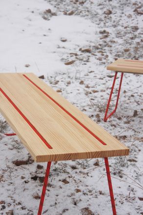 pinewood benches
