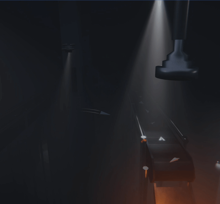 Image of a sparse environment from the indie game Drifted