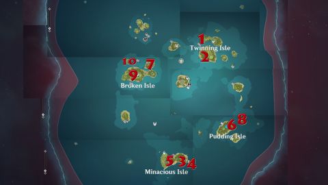 All Genshin Impact Conch Locations In The 1 6 Echoing Tales Event Gamesradar