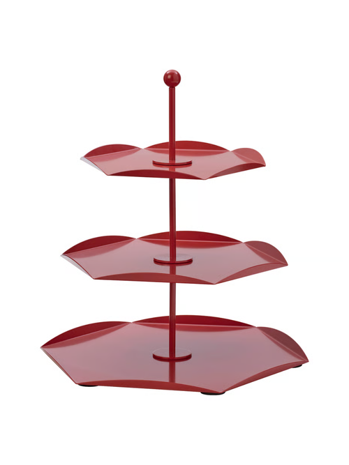 VINTERFINT Serving Stand, 3 Tiers - Red