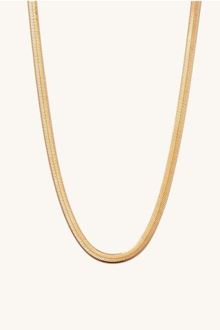 Mejuri Bold Herringbone Chain Necklace