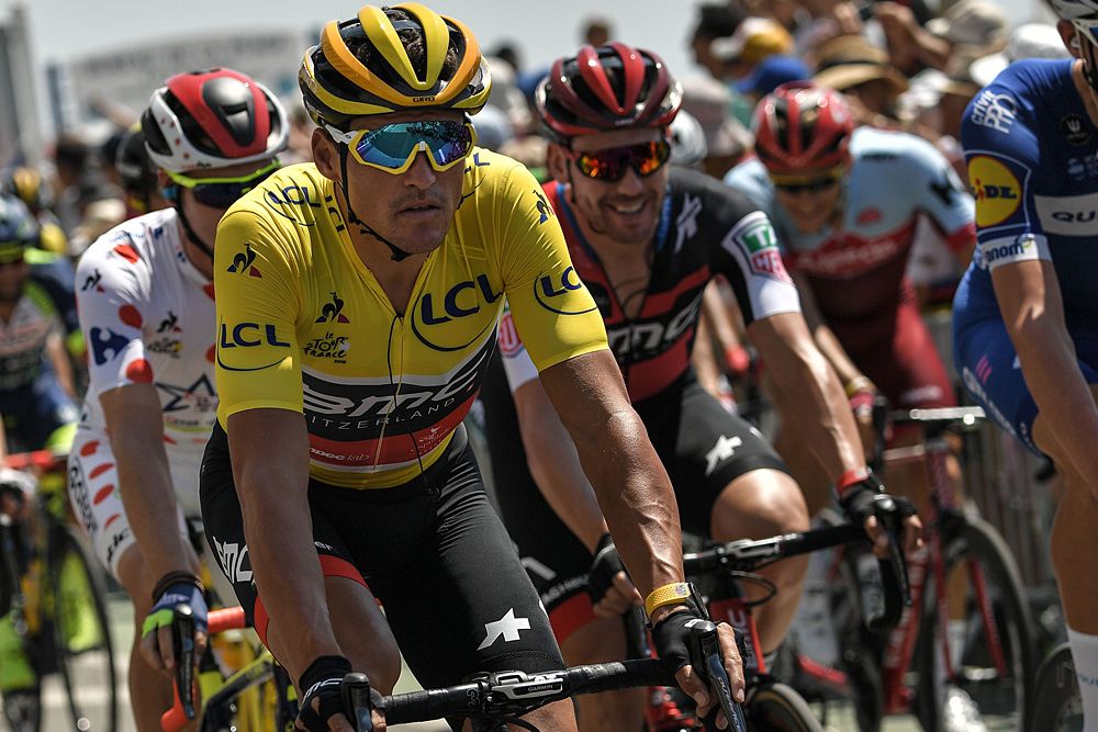 Greg Van Avermaet (BMC) leads the Tour de France into stage 4