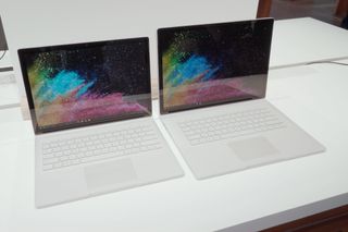 Surface Book 2 13-inch and 15-inch respectively.