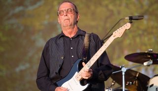 Eric Clapton performs live at Barclaycard presents British Summer Time Hyde Park at Hyde Park on July 8, 2018 in London, England