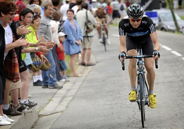 Edvald Boasson Hagen (Team Sky) rides toward a stage win.