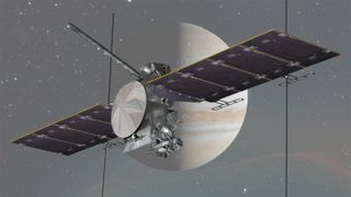 artist's rendition of the Europa Clipper