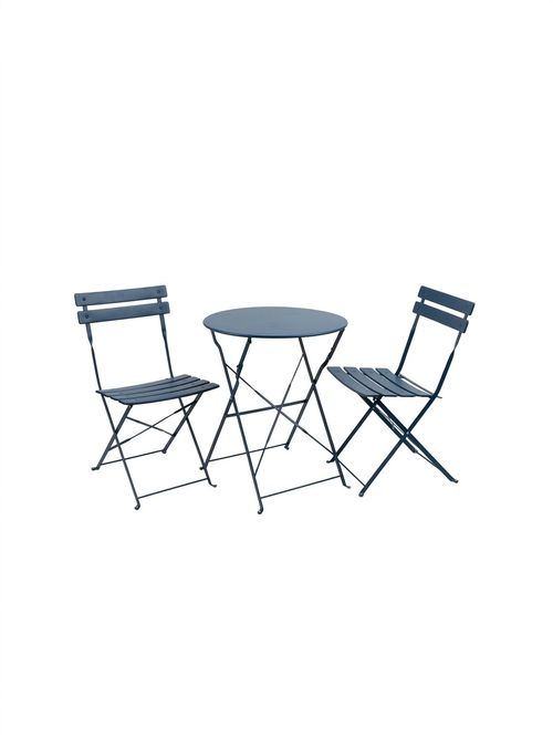 Capri Minimalist Metal Garden Bistro Set