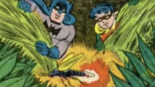 Batman and Robin find a firefly