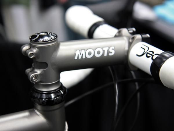 Naturally, Moots fits the Vamoots RSL with its own Open Road titanium stem.