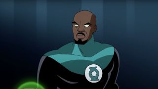 The John Stewart Green Lantern in Justice League Unlimited