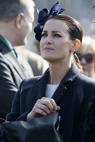 Kirsty Gallacher Watches The Races From The Sidelines
